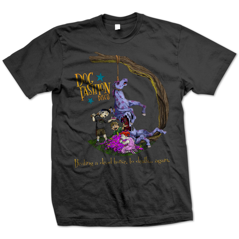 Dog Fashion Disco – Beating A Dead Horse – T-Shirt – Rotten Records Store