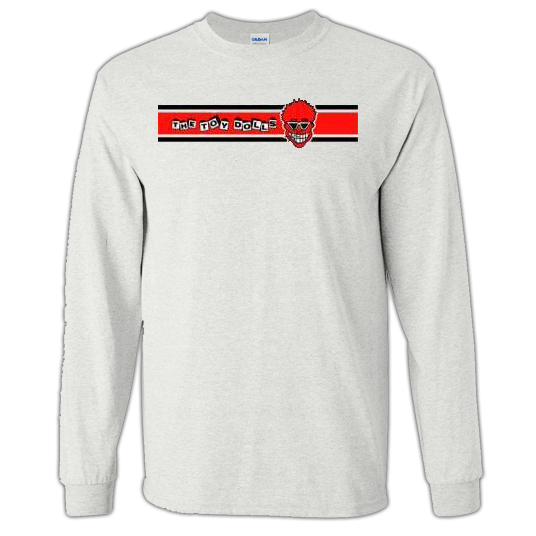 The Toy Dolls – Red Racing Stripe Long Sleeve T-Shirt – Rotten Records ...